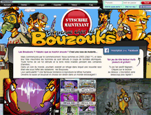 Tablet Screenshot of bouzouks.net